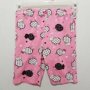 Hartstrings shorts 8 sheep star print elastic pull on waist cotton lounge pj